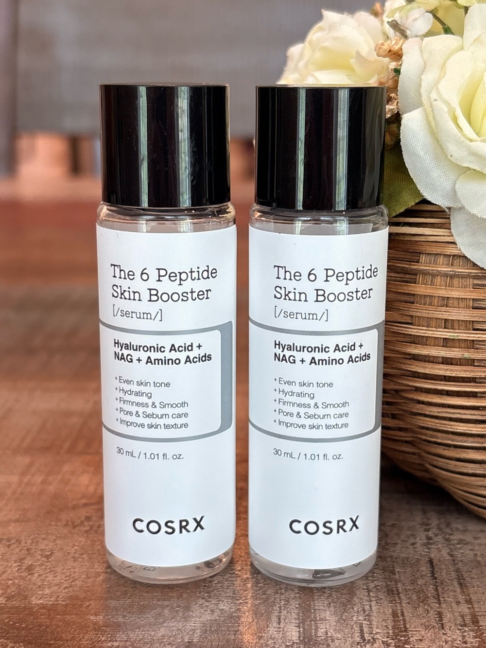 New COSRX The 6 PEPTIDE SKIN BOOSTER Serum Travel DUO!